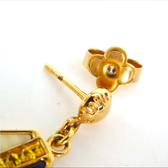 Authentic LOUIS VUITTON Brookdreil Float Your Boat earring metal W/ box - Picture 8 of 11